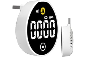 LSENLTY New Carbon Monoxide Detectors USB-A, Mini Carbon Monoxide Detector Plug-in (0-1000ppm CO Range), Plug and Play USB In
