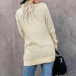 ADJHDFH Oversized Knit Sweater Women'S Sweaters And