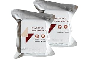 RLYSSYLR Emergency Food Ration Bars Meals 2025 Ready To Eat 20 Pack, 8 Days Sugar Free Survival Food for Outdoor Camping,20 years Long Self Life (2 PACK, Count, 2)