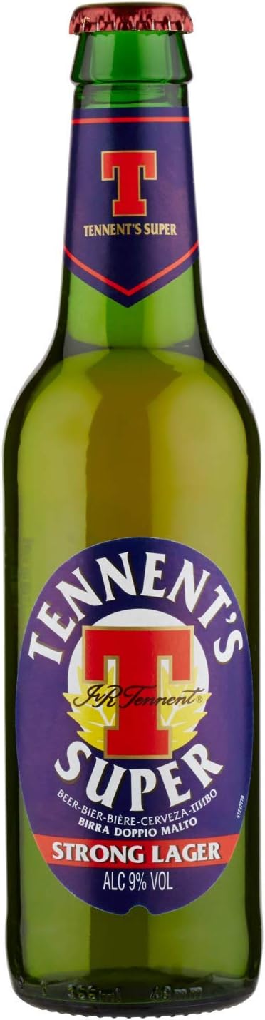 Tennent S Super Birra Bottiglia Pacco Da 24 X 355 Ml Amazon It Alimentari E Cura Della Casa