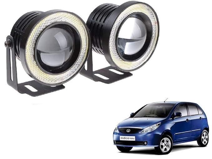 Kozdiko 3.5" High Power Led Projector Fog Light Cob with White Angel