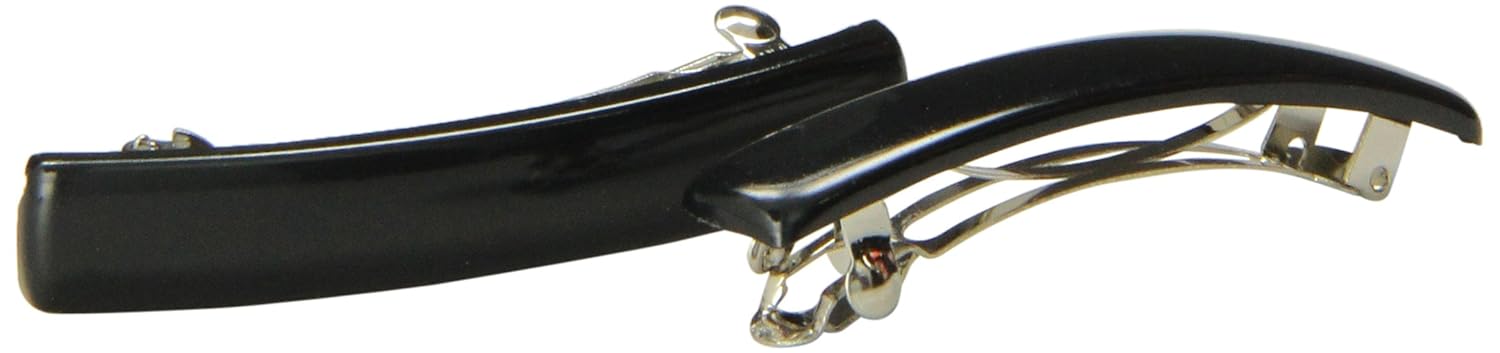 Caravan Small Gallia Bar Barrettes In Black Or Colors Pair : Hair Barrettes : Beauty
