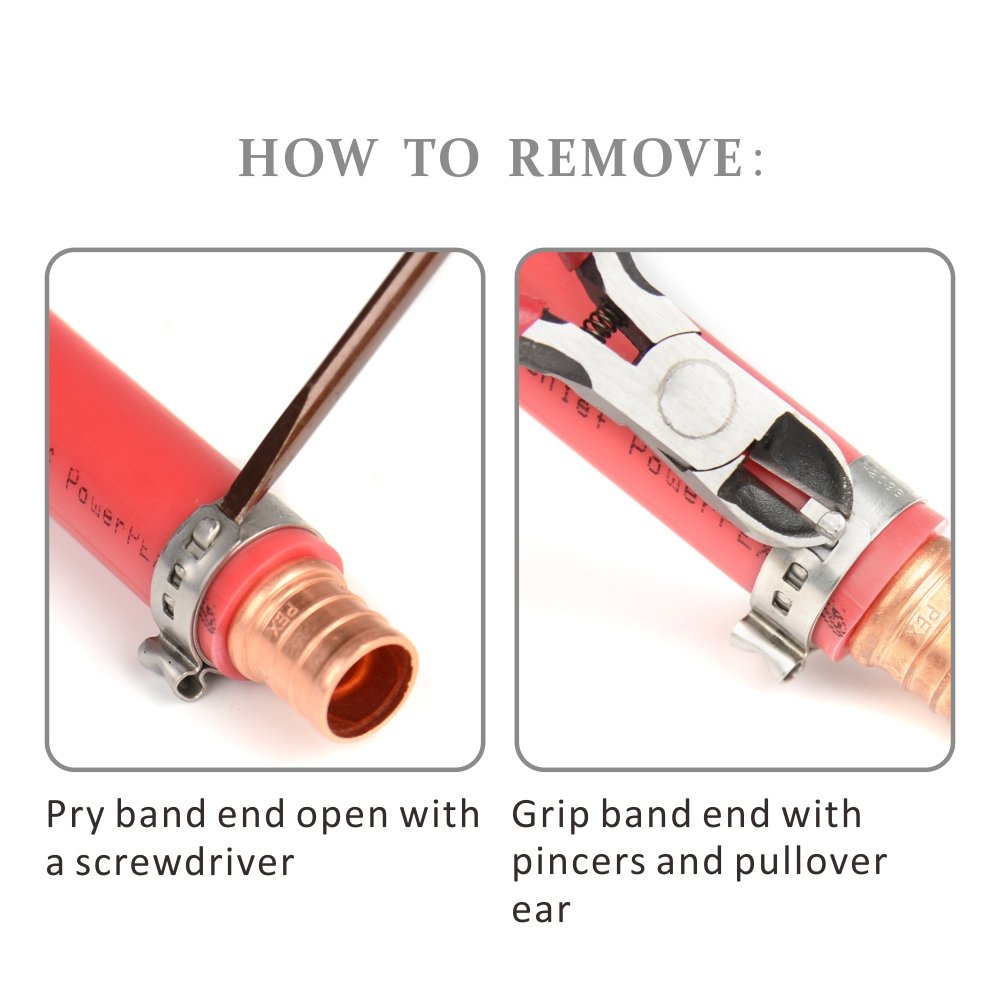 IWISS PEX Cinch Clamp/Ear Hose Clamps Crimping Tool for Stainless Steel