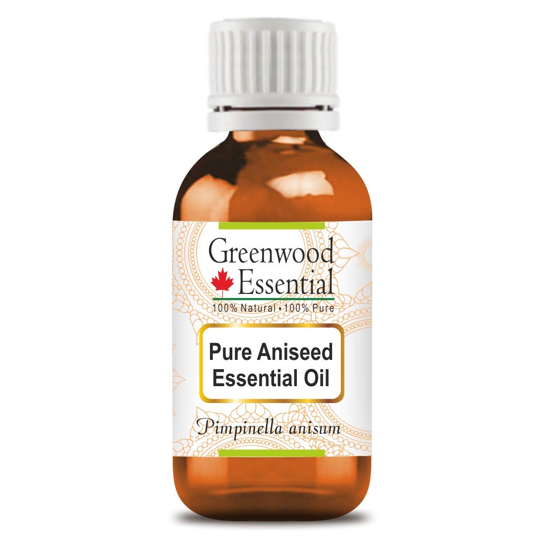 Greenwood Essential Pure Aniseed Essential Oil (Pimpinella anisum) Steam Distilled Natural Therapeutic Grade 15ml (0.50 oz)