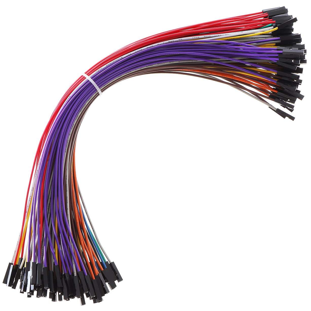 Breadboard Jumper Wires 20AWG, Bestlus Exclusives Female to Female Jumper Cables Wires F/F 30CM 12'' 10 Colors Pack of 120 Square Head 0.1'' (12'', F/F)