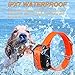 Dog Training Collar, Dog Shock Collar with Remote 2500ft Range with Beep Vibra Shock LED Light Waterproof IPX7 Electric Dog Bark Collar for Medium Large Dogsthumb 2