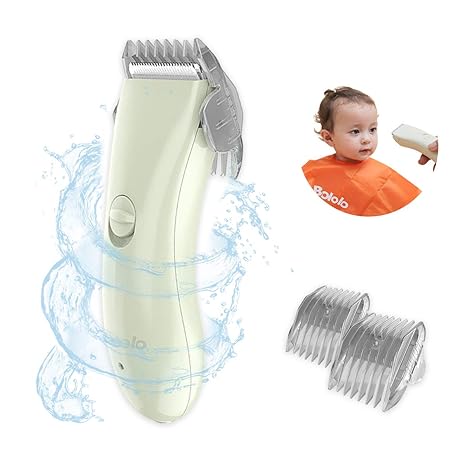 Kids Hair Clipper Quiet Baby Hair Trimmer Cordless Waterproof