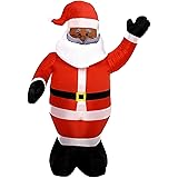 Amazon.com: Gemmy Industries 82952 Large Animated Santa ...