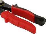Stanley Left Aviation Snip 2-14-562 Forged Steel Serated Cutting Edges view 3