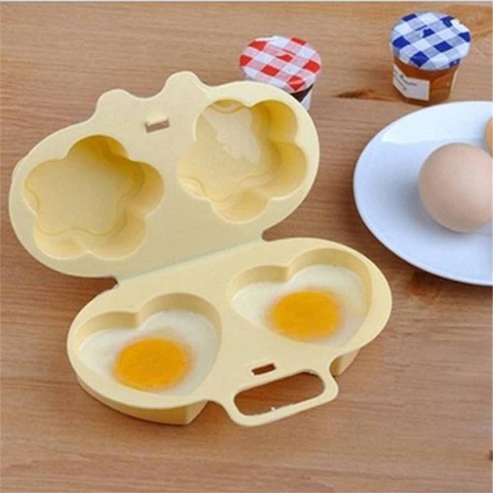 Amazon.com: Unmengii Egg Poacher New Heart&Flowers Steamer ...