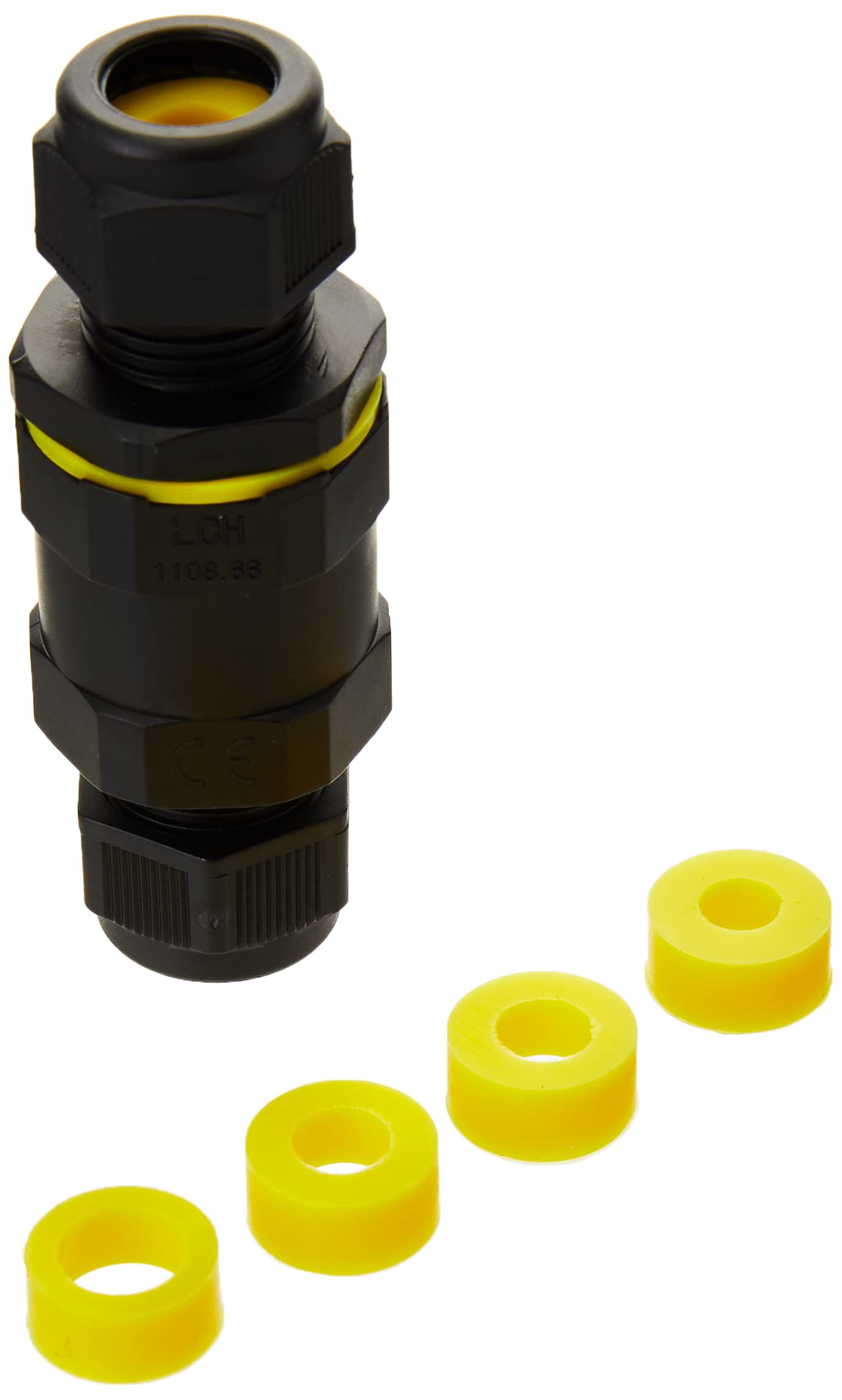 Knightsbridge JBAV002 16 A 3-Pole IP68 Weatherproof Inline Connector