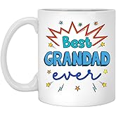 Best Grandad Ever Mug, Grandad Coffe Mug, Birthday Gifts For Grandad, Men, Husband, Father's Day Gift For Grandad, Grandad Gifts, Best Grandad Gifts From Daughter, Son, Wife, Kids 11oz