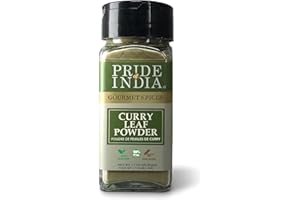 Pride of India – Curry Leaf Ground – Fresh Aroma/Distinct taste – No GMO/No Artificial Color – Traditional Indian Spice – Eas
