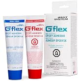 West System 655-8 G/Flex Epoxy Adhesive, 2 x 4.5 oz | Toughened &amp; Flexible | Bond wood, metal, and fiberglass with lasting strength using this toughened, flexible marine-grade epoxy adhesive.