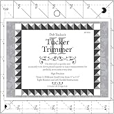 Studio 180 Design | Deb Tucker&rsquo;s | Tucker Trimmer&trade; II Quilting Ruler &ndash; Precision Trim Tool for &frac14;&rdquo; &amp; &frac34;&rdquo; Increment Units | Perfect Hourglass &amp; Triangle Alignment