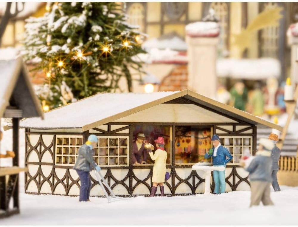 Noch Christmas Market Stall, Coloured, Large