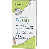 Tru Earth Platinum - Heavy Duty Laundry Detergent Sheets - Up to 768 Loads (384 Count), Fragrance Free - Ultra-Concentrated - Eco-Friendly Laundry Sheets