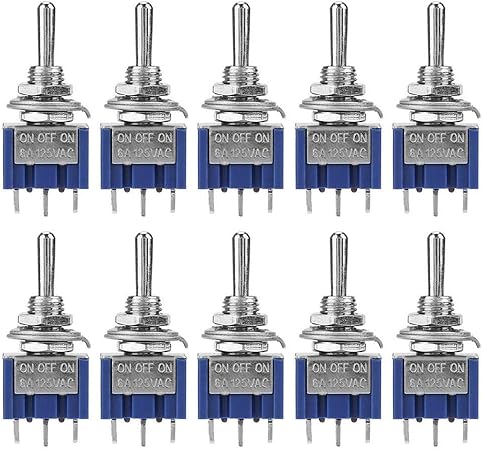 Interruttore Momentaneo Rocker 10A 125V - 3 Pezzi Con Cappucci Impermeabili - Foto 3