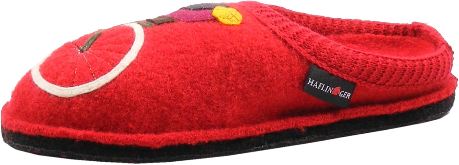 haflinger red slippers