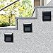 ZONK Outdoor Step Lights Line Voltage, 110V-240V 1.6W LED Stair Lights, 4000K Non-dimmable Deck Lights, Waterproof IP65 Staircase Lights for House, 1 Pack