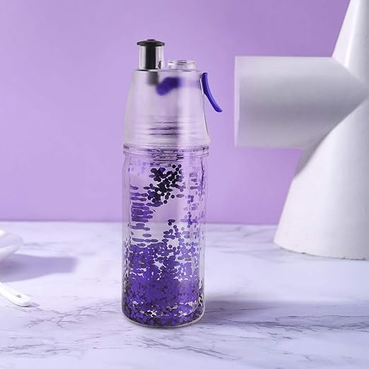 purple bike water bottle