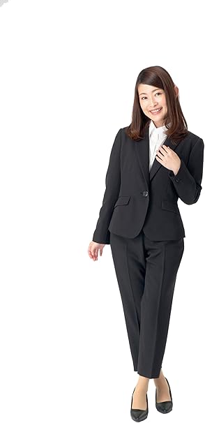 Amazon M7 09 リクルートスーツ ビジネススーツ レディース スーツ パンツ スカート テーパードパンツ パンツスーツ パンツ スーツ 通販