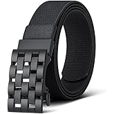 VANNANBA Stretch Ratchet Belts for Men - Elastic Nylon Belt for Work Golf Casual Pants