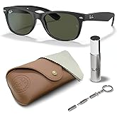 Ray-Ban RB2132 NEW WAYFARER COLOR MIX Square Shaped Sunglasses for Men & Women with Official RAYBAN Eyewear Kit