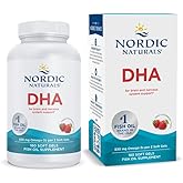 Nordic Naturals DHA, Strawberry - 180 Soft Gels - 830 mg Omega-3 - High-Intensity DHA Formula for Brain & Nervous System Support - Non-GMO - 90 Servings