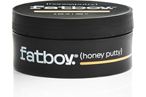 FATBOY HAIR Fatboy Honey Putty, Styling Putty, Leave-In Scalp Treatment, and Hair Nourishment with Manuka Honey and Paw Paw, for Men and Women. Lightweight, Medium Hold, Paraben-Free, Color-Safe, 2.6 oz