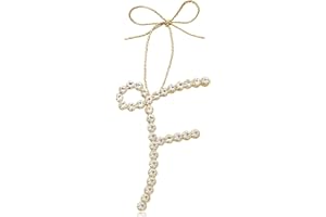 Mrchtmas 2024 Christmas Initial Ornaments | Christmas Letter Ornaments for Christmas Tree|Hanging Christmas Ornament for Mother Best Friends Sister Wife|F-Merry Ornament
