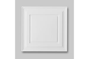 CeilingConnex Mission PVC Ceiling Tile 2’ x 2’ (White)