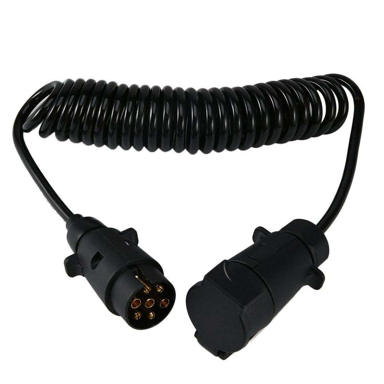 NON UTILIZZATO] 13/7 Adattatore Per Presa Da Rimorchio Da 13 Pin A 7 Pin Connettore Per Gancio Di Traino Per Auto Trattore Roulotte Portabici 89861507