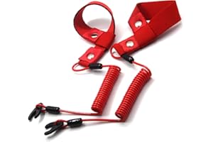 ZOOKOTO 2 Pcs Universal Stop Kill Switch Safety Lanyard Band Tether for Polaris Jet Ski SL/SLH/SLT/SLTH/SLTX/SLX/SLXH Freedom Genesis Hurricane MSX Octane Virage 7080518