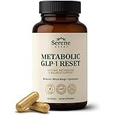Serene Herbs GLP-1 Supplement for Women & Men - Metabolic Reset, Hunger Support with Berberine, InnoSlim, Actiponin - Natural GLP1 Booster to Support Appetite, Gut & Digestion - Vegan - 60 Capsules