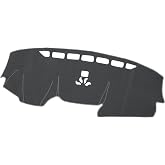 INFINAUTO Dashboard Cover Dash Cover Mat Carpet for Honda CRV 2017-2022 Polyester Gray
