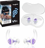 Hearprotek Swimming Ear Plugs Adults 2 Pairs Silicone Purple