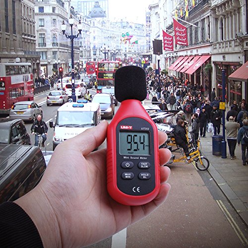 UNI-T UT353 Mini LCD Display Digital Sound Level Meter Noise Measuring Instrument Decibel Monitoring Tester 30-130dB
