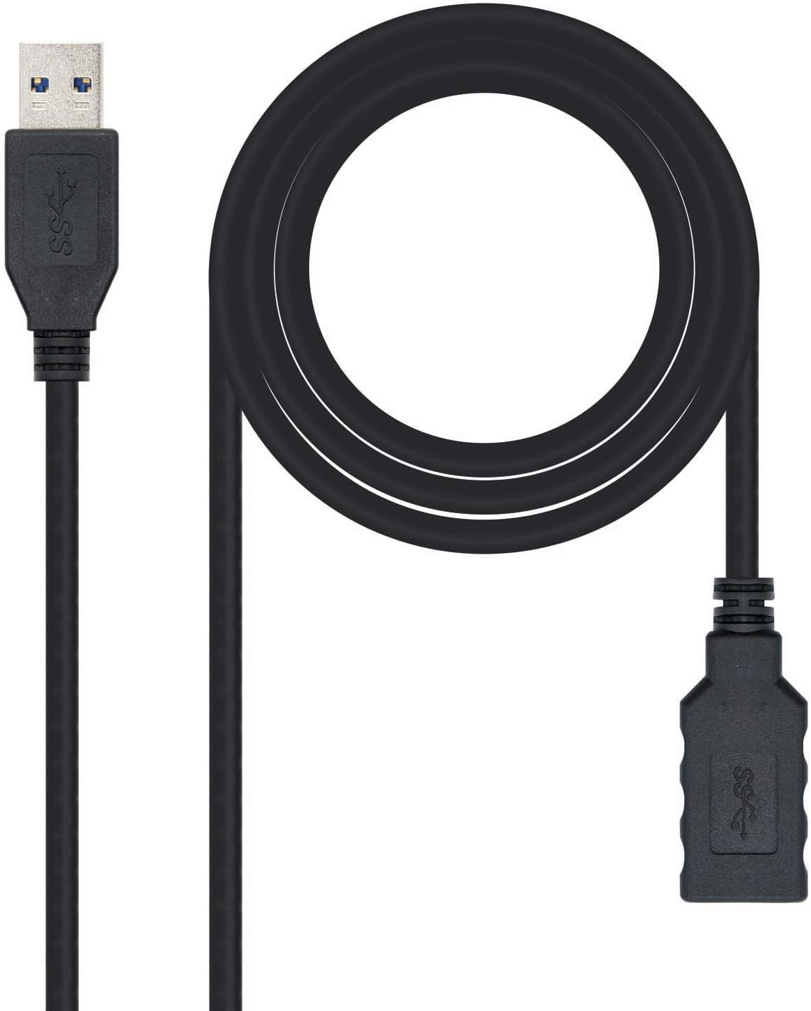 NANOCABLE 10.01.0903-bk USB 3.0 Cable 3 m Black, 3 meters