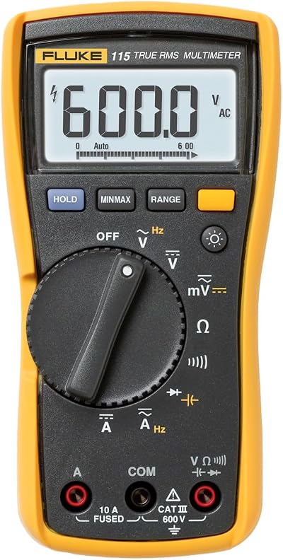 Fluke 115 True RMS Industrial Multimeter Resistance Continuity Field Service