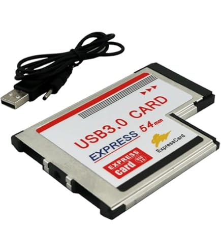 Amazon.com: JMT 3 Ports Hidden Inside USB 3.0 to Expresscard 54mm