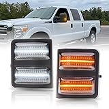 NJSBYL Led Side Mirror Marker Lamp For F250 F350