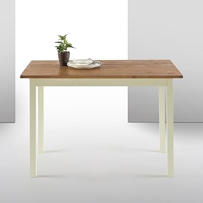 Zinus Becky Farmhouse Wood Dining Table / Only