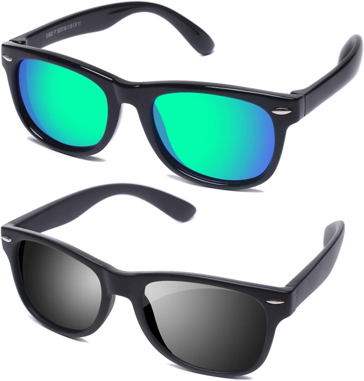 YAMAZI Kids Polarized Sunglasses Sports Unbreakable For Boys Girls Toddler Kids And Children