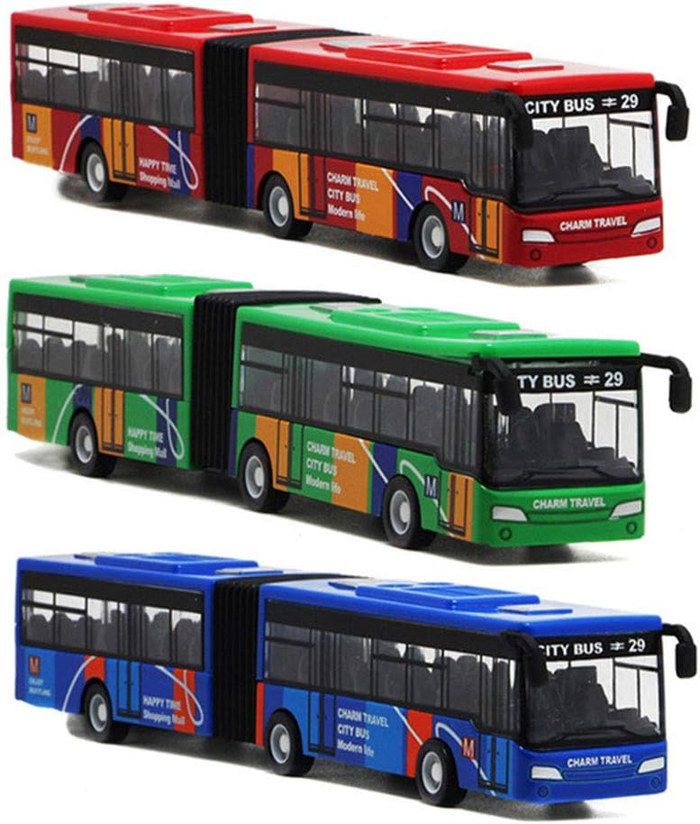 Fdrirect Bus Model Alloy Bus Toy Cool Multicolor