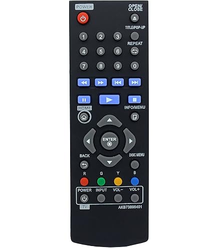 Amazon.com: New AKB73896401 Replacement Remote for LG Blu Ray Disc