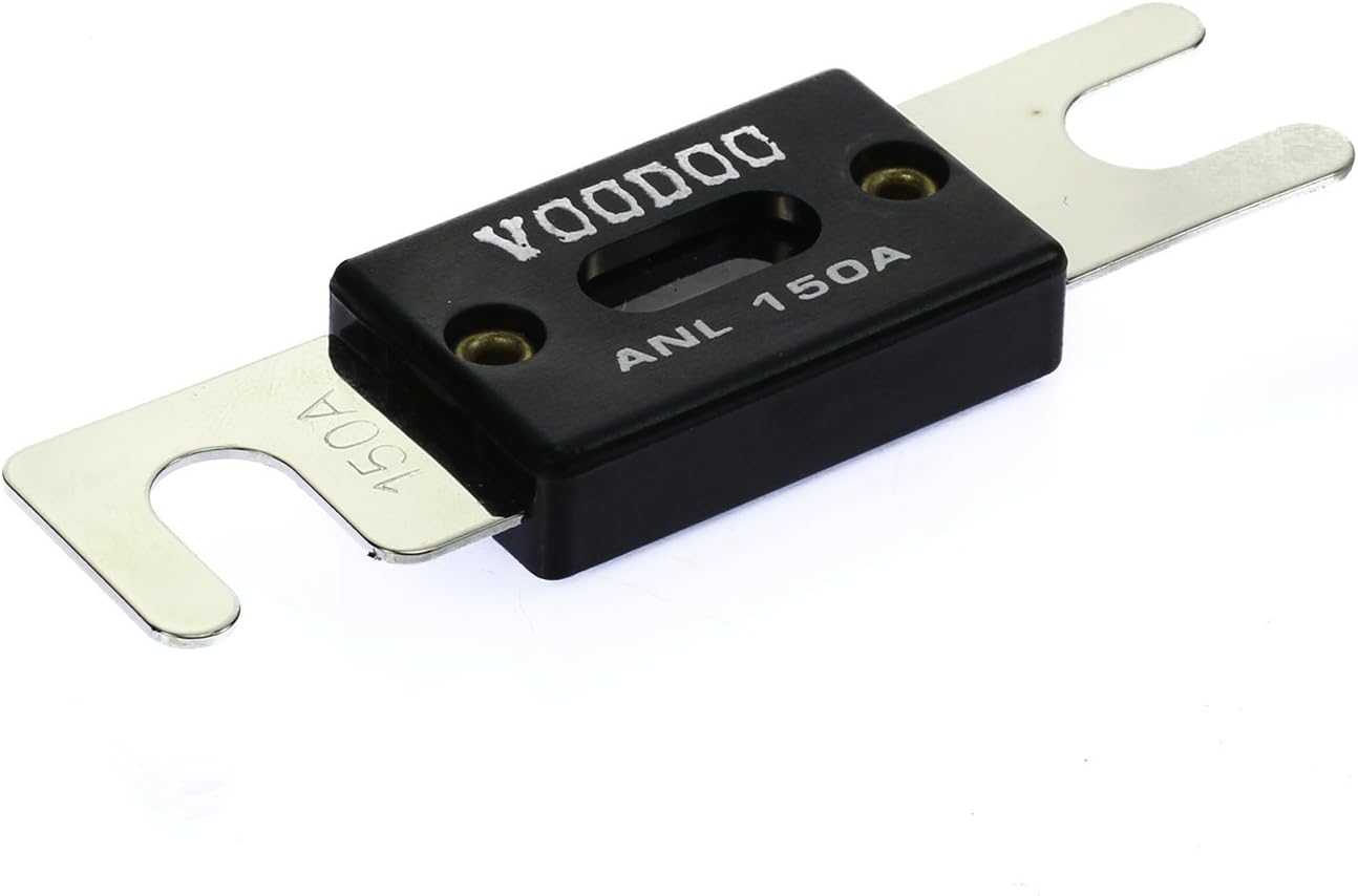 Amplifier Installation VOODOO Digital ANL Fuse 30 AMP Bright Nickel