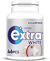 Extra White Classic Mint Sugar Free Chewing Gum 6 Bottles 46 Pieces Each view 3