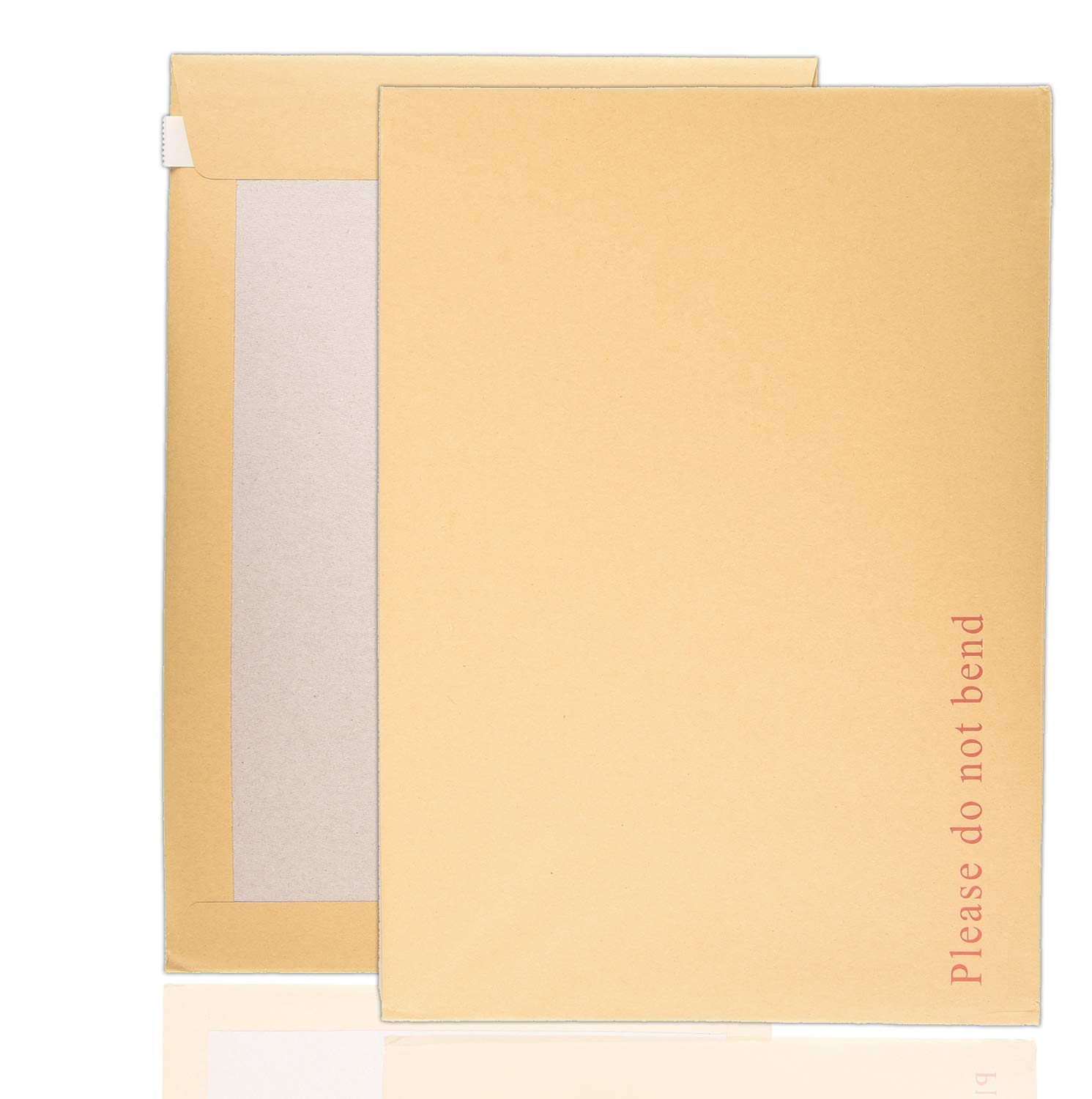 Arpan 324mm x 229mm A4 C4 Manilla Hard Board Backed Envelopes Do Not Bend (Pack of 50)