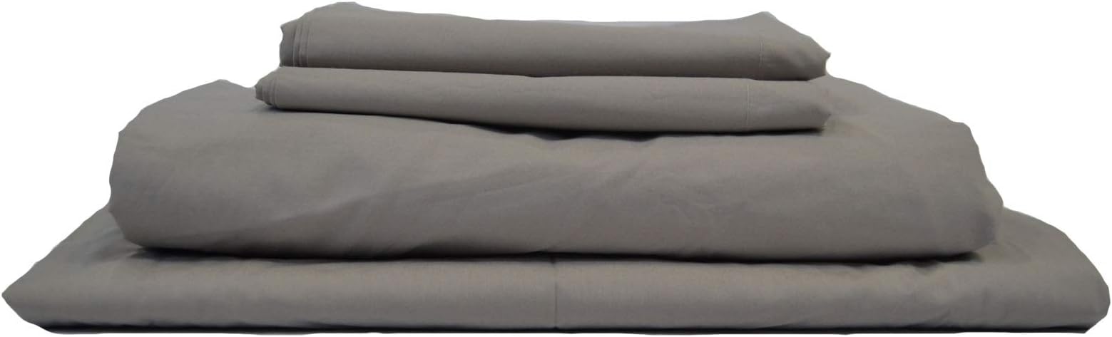 Coyuchi 300 Thread Count Organic Percale Pillowcase, Standard/Queen, Pewter